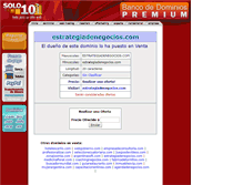 Tablet Screenshot of estrategiadenegocios.com